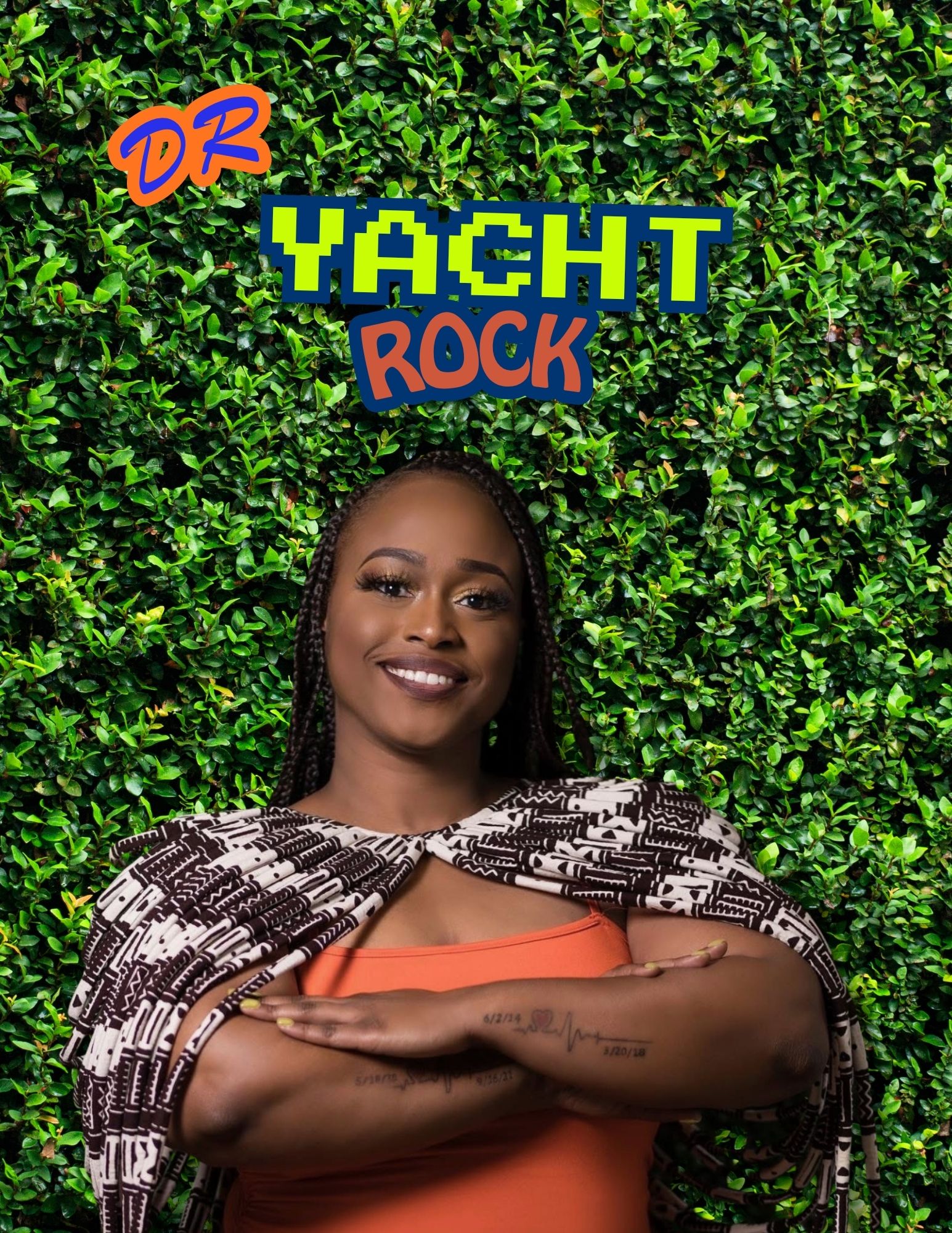 Dark Retro Party Flyer With Setting Sun (3)